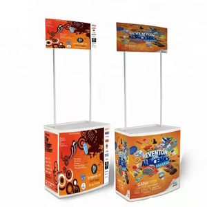 Rectangle <strong>Counter</strong> <strong>Table</strong> Sturdy Messestand <strong>Table</strong> for Supermarket Promotional Event