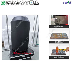 Refrigerator Cans <strong>LED</strong> <strong>Display</strong> 50L Cooler Space WiFi USB LAN 4G 5g APP Control <strong>Programmable</strong> Beer Drink Commercial Advertising - Product Image 2