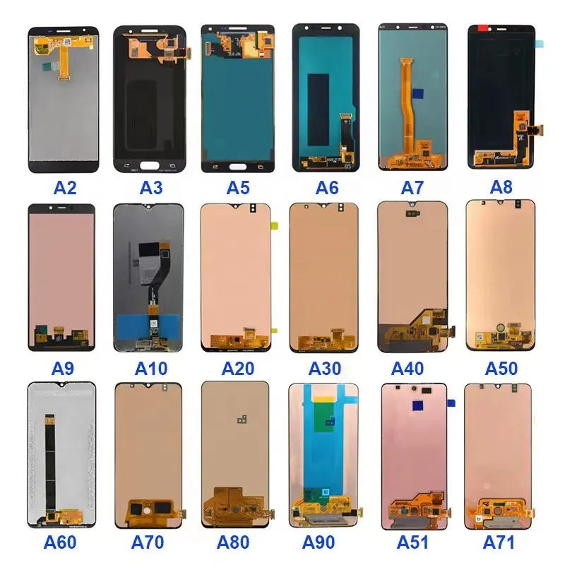 Digitalizador de substituição de tela touch, display de todos os lcds de telefones celulares, montagem de marcas diferentes, modelo atacado