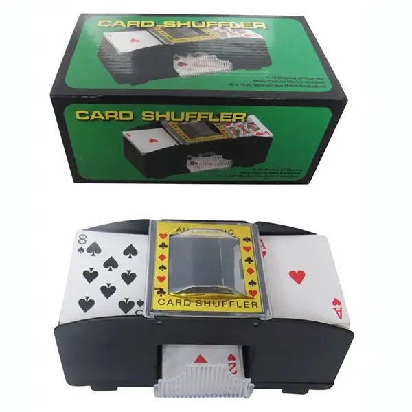 Battery Operated 2 Decks Automatic Poker Card Shuffler Dealer