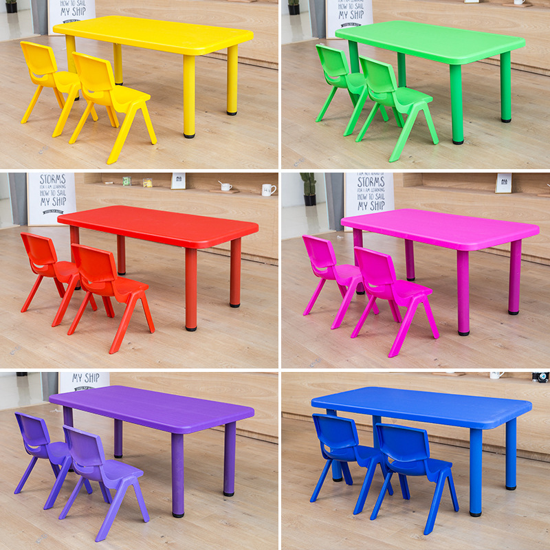 Fixed Thickened Eight-Beam 1 Table 2 Chairs