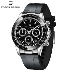 PAGANI DESIGN 1664 novità classico Logo personalizzato di buona qualità Multi funzione cronografo da uomo orologio al quarzo con cinturino in Silicone - Product Image 2
