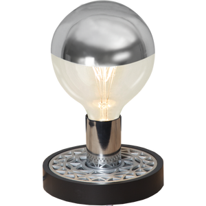Clear Half Silver Mirror Design Vintage Edison <strong>4</strong> <strong>Watts</strong> 2700K G95 <strong>LED</strong> Filament Light Bulb - Product Image 2