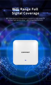 OpenWRT OS punto di accesso a soffitto con Chip Wifi6 e MediaTek ad alta velocità 3000 prodotti di comunicazione e rete Mbps