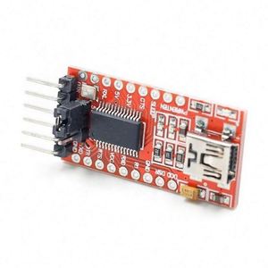 USB a TTL Soporte 3,3 V 5V Cable de descarga Mini módulo de interfaz Tablero rojo dedicado FT232RL - Product Image 3