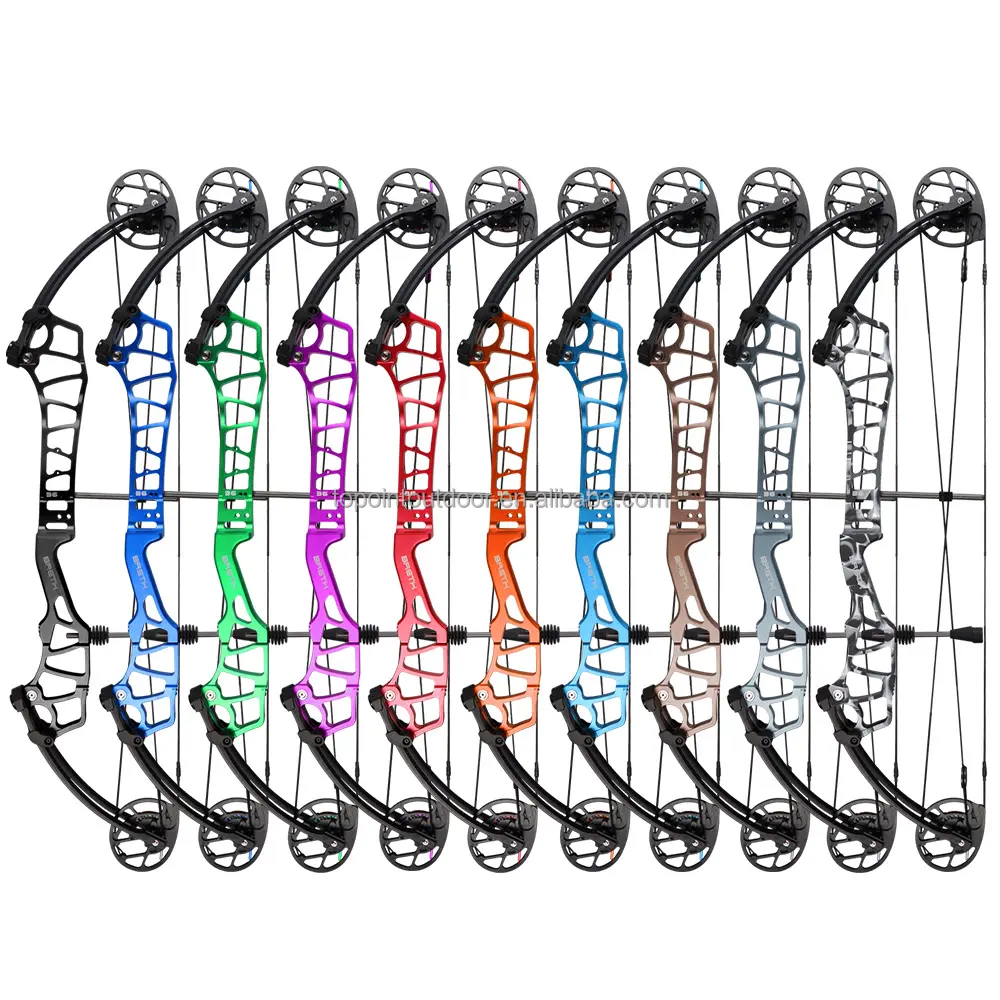 Arco de Tiro con Arco TOPOINT Breth, arco compuesto de 36 pulgadas para competición, arco de tiro con arco para diestros y zurdos