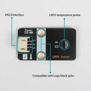 LM35 Analog Temperature <strong>Sensor</strong> Module PH2.0 Anti-Reverse Connector, Lego-Compatible for <strong>Arduino</strong> &amp; DIY Electronics - Product Image 2