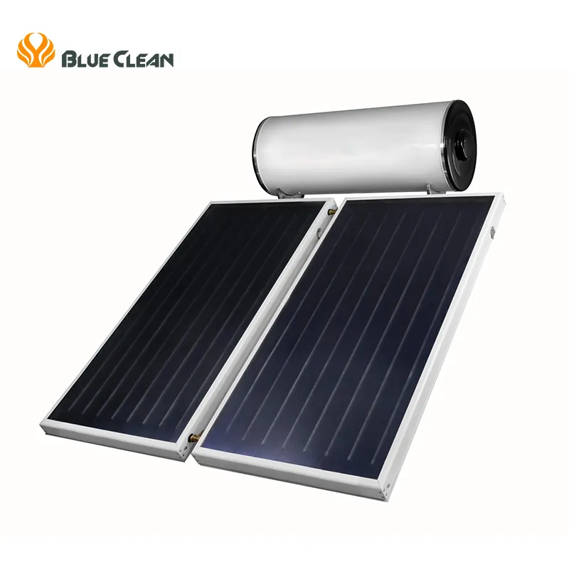 Blueclean 분할 압축 수동 태양열 온수 평면 패널 시스템 히터 방