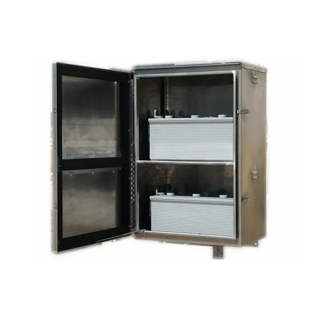 Fabbricazione di lamiere personalizzate armadio a batteria solare impermeabile per esterni armadio in metallo con custodia in alluminio