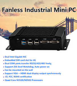 Computer Industrial Fanless Host <strong>Embedded</strong> Mini PC N2920 N3520 2*Gigabit DDR3 SIM 4G <strong>Module</strong> Vehicle Diagnostic Automation - Product Image 5