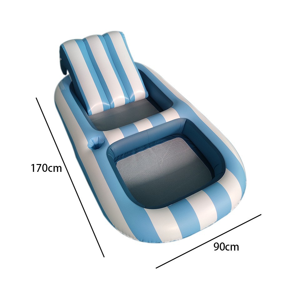 Fauteuil inclinable rayé