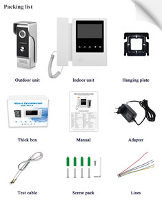 Tuya Smart WiFi Video Door Bell Sistema de cámara con visión nocturna New Trending Home Security Intercom Interphone - Product Image 6