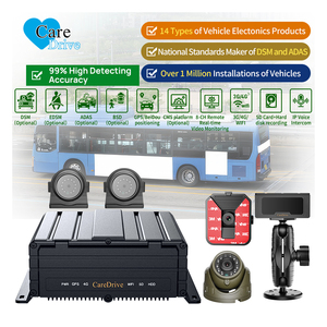 CareDrive 8チャンネル4G GPS車両ビデオレコーダーDSM BSD ADAS AIインテリジェントアルゴリズム危険な化学物質輸送 - Product Image 1