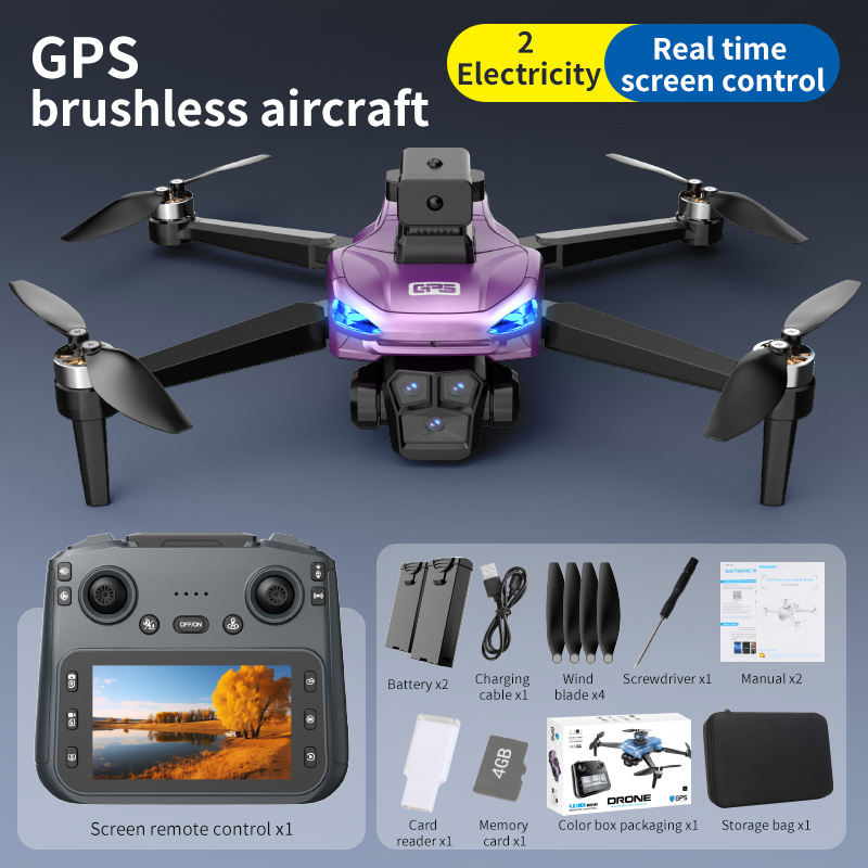 X89 Purple Batteries*2 Drone