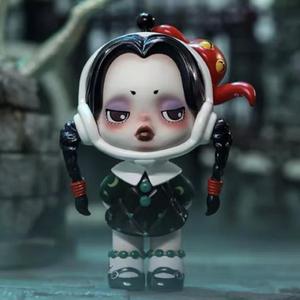 Popmart skullpanda סדרת נדמים תיבת עיוורת sp6 מגמה צעצוע עבודת יד