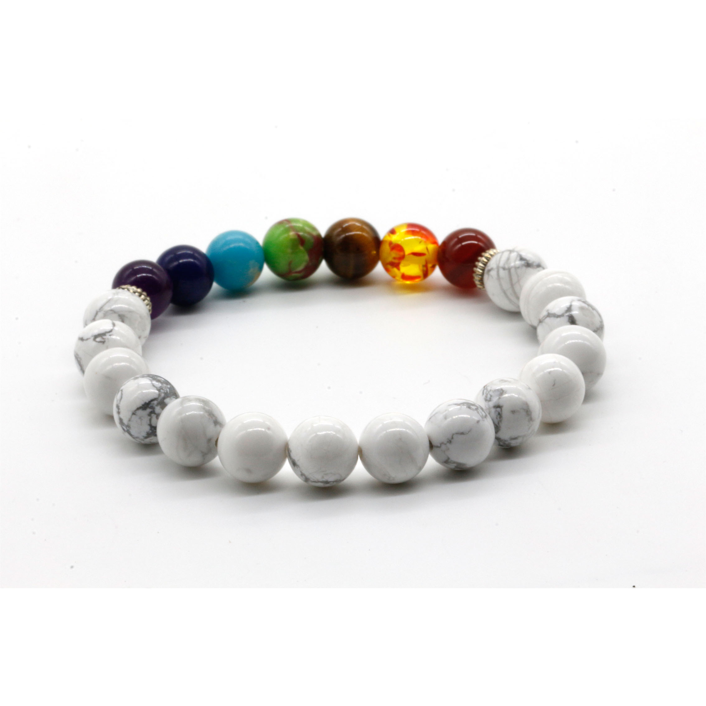howlite + 7 couleurs
