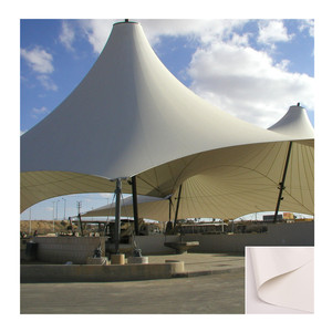 Bán sỉ chất lượng cao pvdf sơn mài 900gsm 1050gsm 1200gsm1100dtex 30x30 PVC tráng bạt màng cấu trúc vải - Product Image 1