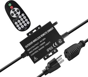 AC 110V 1000W Außen leuchten Lampen mit Fernbedienung schalter Dimmer Programmier bar 1 Kanal LED Dimmer 6A Ausgang - Product Image 1