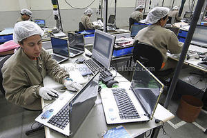 Línea de fabricación de PC semiautomática-Sistema transportador de ensamblaje de computadoras portátiles y de escritorio-Estaciones de trabajo personalizables
