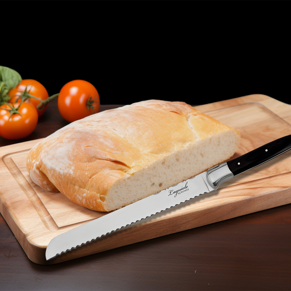 Bread Knife Black
