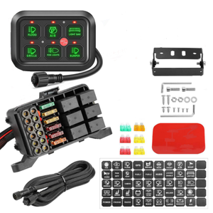 Hộp Điều Khiển Mạch Bảng Công Tắc RV4 Với Dây Điện Cầu Chì Bộ Dây Điện Tự Động Điều Chỉnh Độ Sáng Được Trên Thuyền Xe Tải Địa Hình - Product Image 3