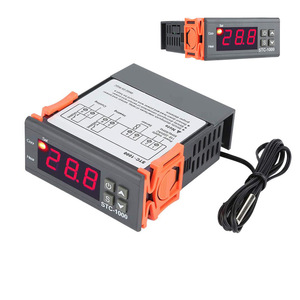 Controlador de temperatura Digital de 110-220V, interruptor de termostato de microordenador con Cable de 1M, 2 unidades - Product Image 2