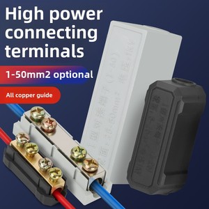 Cable divisor de alta potencia Conector rápido Terminales de cable eléctrico de cobre con bloque de terminales de Rama - Product Image 1