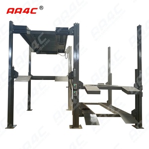 AA4C 4 sonrası park asansörü yüksek artış dört direk park vinç 3 araba park otomatik vinç araç rampası - Product Image 2