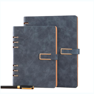A5 Pu Leather Deed <strong>Notebook</strong> Journal Plan Book Custom <strong>Notebooks</strong> - Product Image 5