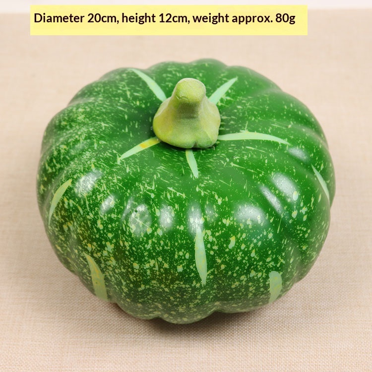 Citrouille verte de 20 cm