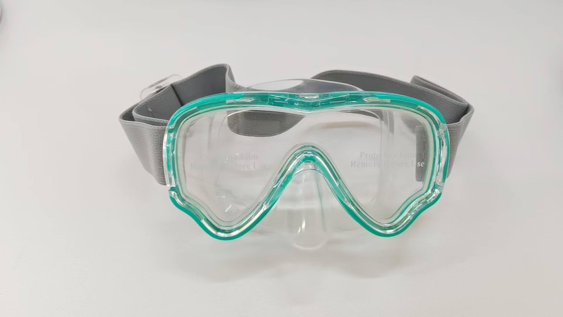 ซิลิโคนสีเขียวและสีดำใส