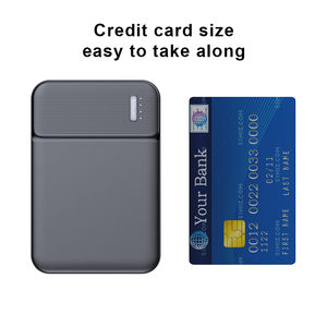 Classical <strong>Design</strong> Pocket Power Bank Mini 5000mah Wireless Power Bank with Dual <strong>Inputs</strong> and USB Output