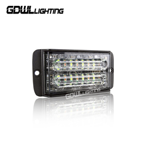26 flaş desenleri ile yüksek kalite fabrika kaynağı yüksek güç çift renk led strobe grille işıklar yüzey montaj mangal lambası - Product Image 1
