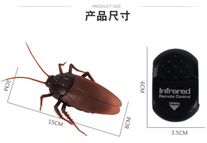 Prank <strong>Toy</strong> Infrared Remote Control Electric Cockroach Simulation Induction Cockroach Puzzle <strong>Toy</strong> Animal Model for <strong>Joke</strong> <strong>Toys</strong> - Product Image 5