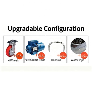 80 gà vịt ngỗng thỏ động cơ lớn Máy tẩy lông công suất nhanh hiệu quả đi lông gia cầm Lò mổ dài - Product Image 5