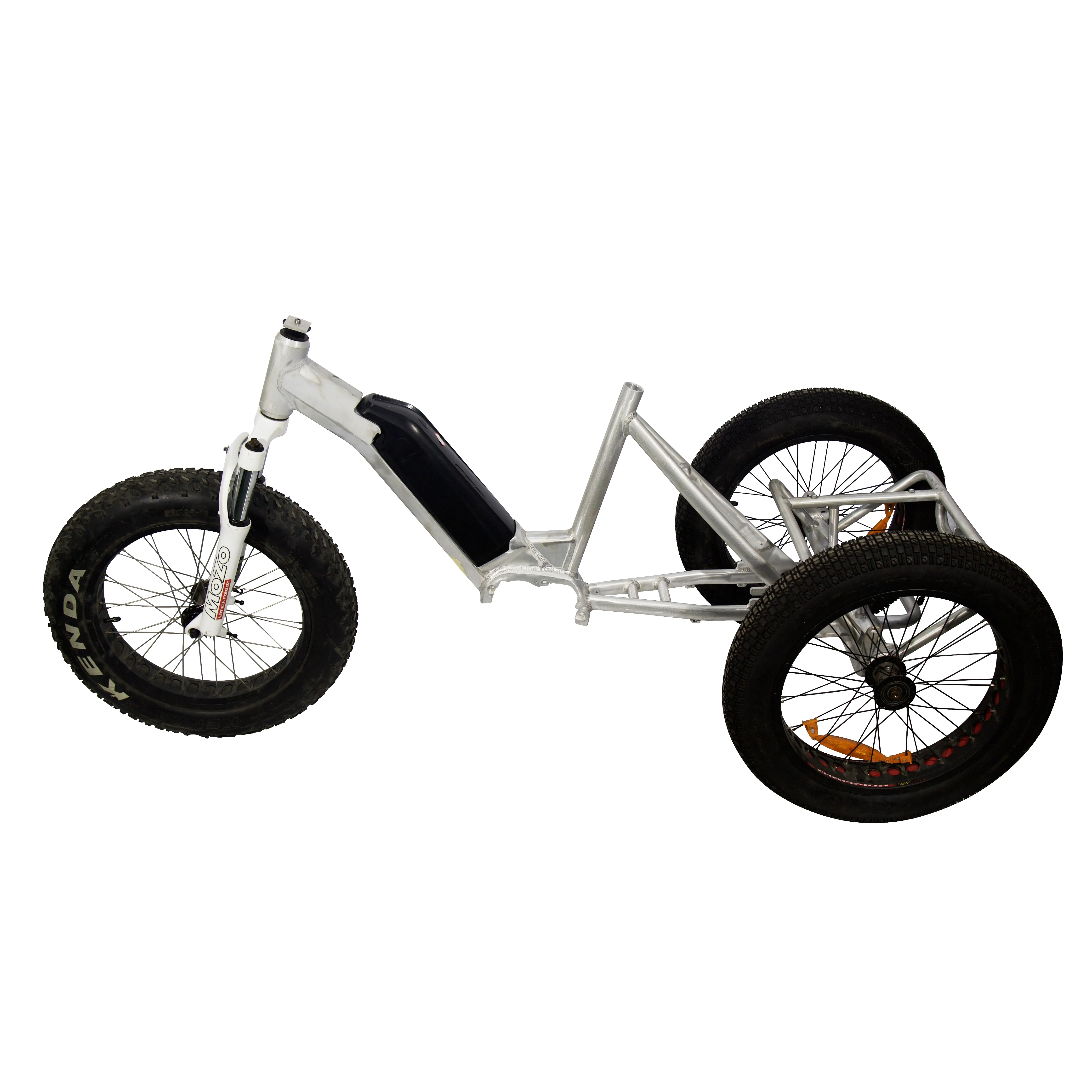 As vendas diretas da fábrica podem ser personalizadas quadro de bicicleta de estrada elétrica de carga de três rodas com caixa de bateria