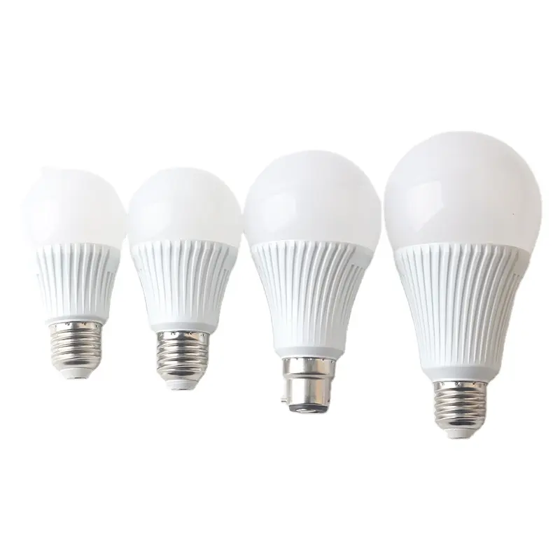 Muestra gratis 3W 5W 7W 9W 12W bombilla LED lámpara B22 E27 bombilla LED/bombilla LED E27 materia prima