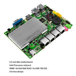 Qotom Mini PC Core i5 i3 CeleronプロセッサーオンボードAES-NI 4xギガビットNICsRS232ファンレスミニPCpfsenseファイアウォールルーター