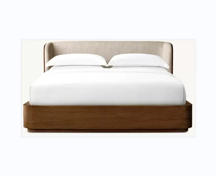 Lüks klasik tasarımlar yatak odası mobilyası ahşap kutu Normal tasarım ahşap kutu yatak tasarımı