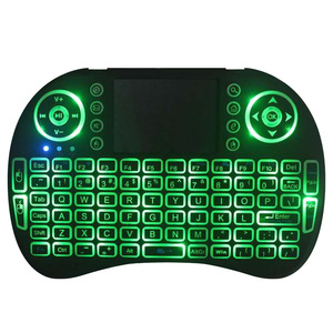 Miniteclado inalámbrico I8 retroiluminado, Touchpad con control remoto para Android TV Box PC, inglés, ruso, francés, español, portugués, 2,4G - Product Image 5