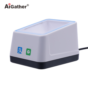 Escáner de código de barras con altavoz de voz de Caja de pago de código QR 2D con código QR para Alipay Wechat 2017
