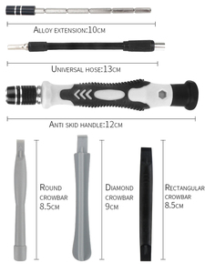 XITELI-Kit de herramientas de reparación 135 en 1, ordenador portátil, PC, dispositivo de teléfono móvil, profesional, juego de destornilladores multibits - Product Image 6