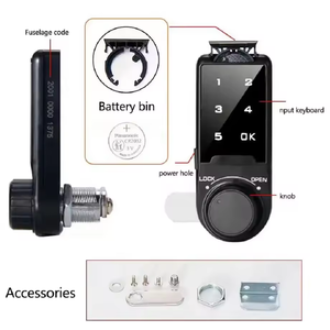 Lucchetto elettronico con codice digitale di sicurezza di alta qualità con codice digitale intelligente elettronico senza chiave combinazione numero lucchetto con serratura a camma - Product Image 4