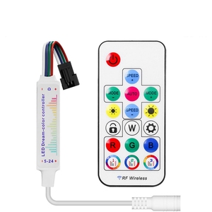 WS2815 WS2813 RGBIC SPI <strong>Led</strong> Dimmers <strong>Controller</strong> 17Keys Music 2048Pixels 4Pin <strong>LED</strong> <strong>Controller</strong> DC5-24V - Product Image 1