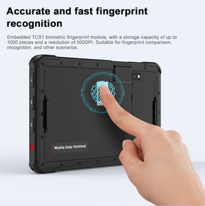 جهاز محمول متين يعمل بنظام أندرويد مع ماسح بصمات الأصابع، كمبيوتر لوحي صناعي بشاشة لمس 8 بوصات، يدعم 4G/واي فاي وNFC وماسح الباركود، بطارية 8000 مللي أمبير - Product Image 2