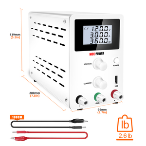NICE-POWER R-SPS1203D White 120V 3A USB interface Switching Regulator <strong>Mini</strong> <strong>Light</strong> power <strong>Source</strong> <strong>LED</strong> Digital AC DC Power Supply - Product Image 3