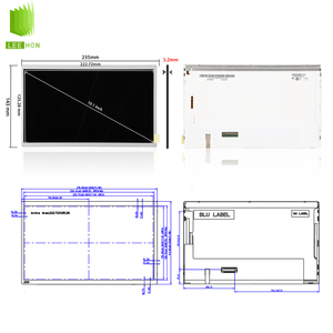 AUO 10.1 '1024x600แผงจอแอลซีดีรอบๆอินเตอร์คอมวิดีโอแสดงผล LCD 10.1นิ้วโมดูลโดยไม่ต้องสัมผัส capacitive - Product Image 2