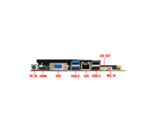 HM65 HM67 QM67 чипсет Mini ITX материнская плата QM6637N-UA с процессорной базой и ОЗУ Ddr3 для встроенного в шкаф управления PLC - Product Image 3