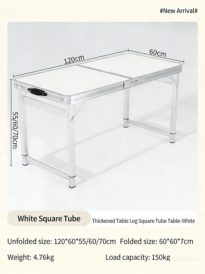 White-Square table legs