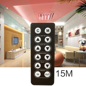 Mini <span class=keywords><strong>IR</strong></span> Ultra dünne 12 Bubble Key Fernbedienung für LED Strip Light Lautsprecher MP3 DVB TV Luftbe feuchter Lüfter Universal Fernbedienung